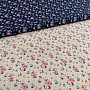 Cotton fabric FLEDI flower pink