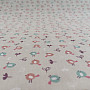 Cotton fabric MIOU beige birds