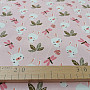 Cotton fabric bunny pink