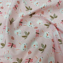 Cotton fabric bunny pink