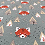 Cotton knitwear FOX khaki
