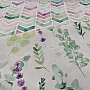 Decorative fabric LEAVES green