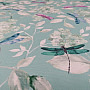 Decorative fabric ROSETO DRAGONFLY turquoise
