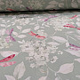Decorative fabric ROSETO DRAGONFLY gray-green