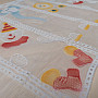 Children&#39;s curtain for stained glass window - jacquard CIRKUS II