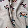 Decorative fabric BUTTERFLIES papillon
