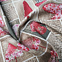 Decorative fabric HEARTS LIDIA 401