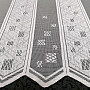 Stained glass curtain - jacquard, embroidered 934
