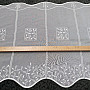 Stained glass curtain - voile with embroidery 550/045