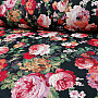 Tapestry fabric BLACK ROSE