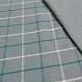 upholstery fabric MULL ARCHER checkered - gray - green - mint