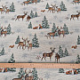 Tapestry fabric ANIMALS NEAR THE TREE