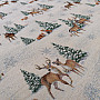 Tapestry fabric ANIMALS NEAR THE TREE