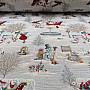 Tapestry fabric CHILDREN IN WINTER