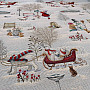 Tapestry fabric CHILDREN IN WINTER