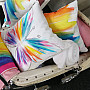 Decorative cushion cover PASTEL BUTTERFLY