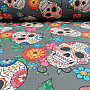 Decorative fabric TANIS skull