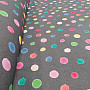 Decorative fabric Colored polka dots