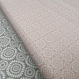 Cotton fabric Geo sun gray-beige