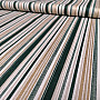 Cotton fabric Christmas stripe green
