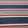 Cotton fabric Blue-red stripe