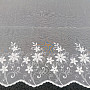 Luxury embroidered curtain H1 / 2913/175/01 white