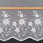Luxury embroidered curtain H1 / 2913/175/01 white