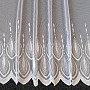 Luxury embroidered curtain 66713/175 white