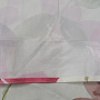Decorative curtain Flowers pink large 150x240 cm