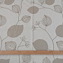 Decorative curtain Flowers beige 135x250 cm