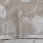 Decorative curtain Flowers beige 135x250 cm