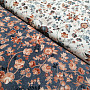 VARANASI KALAMKARI blue cotton fabric