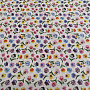 Pansy cotton fabric