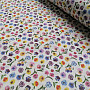 Pansy cotton fabric