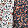 VARANASI KALAMKARI blue cotton fabric