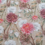 Decorative fabric PEKIN FLOWER LARGE BEIGE