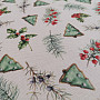 Christmas decorative fabric GALLETAS trees II