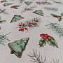 Christmas decorative fabric GALLETAS trees II