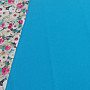 Unicolored decorative fabric LISO turquoise
