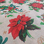 Christmas decorative fabric Christmas rose