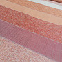 Decorative fabric STRIPES oragne-red