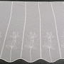 Embroidered curtain for stained glass 11752/0010