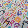 Decorative fabric BLACK-OUT Cheerful letters