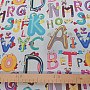 Decorative fabric BLACK-OUT Cheerful letters