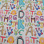 Decorative fabric BLACK-OUT Cheerful letters