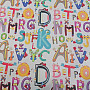 Decorative fabric BLACK-OUT Cheerful letters