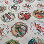 Christmas decoration fabric VICTORIAN CHRISTMAS