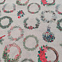 Christmas decorative fabric garland