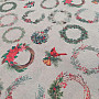 Christmas decorative fabric garland