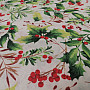Christmas decorative fabric Holly 3